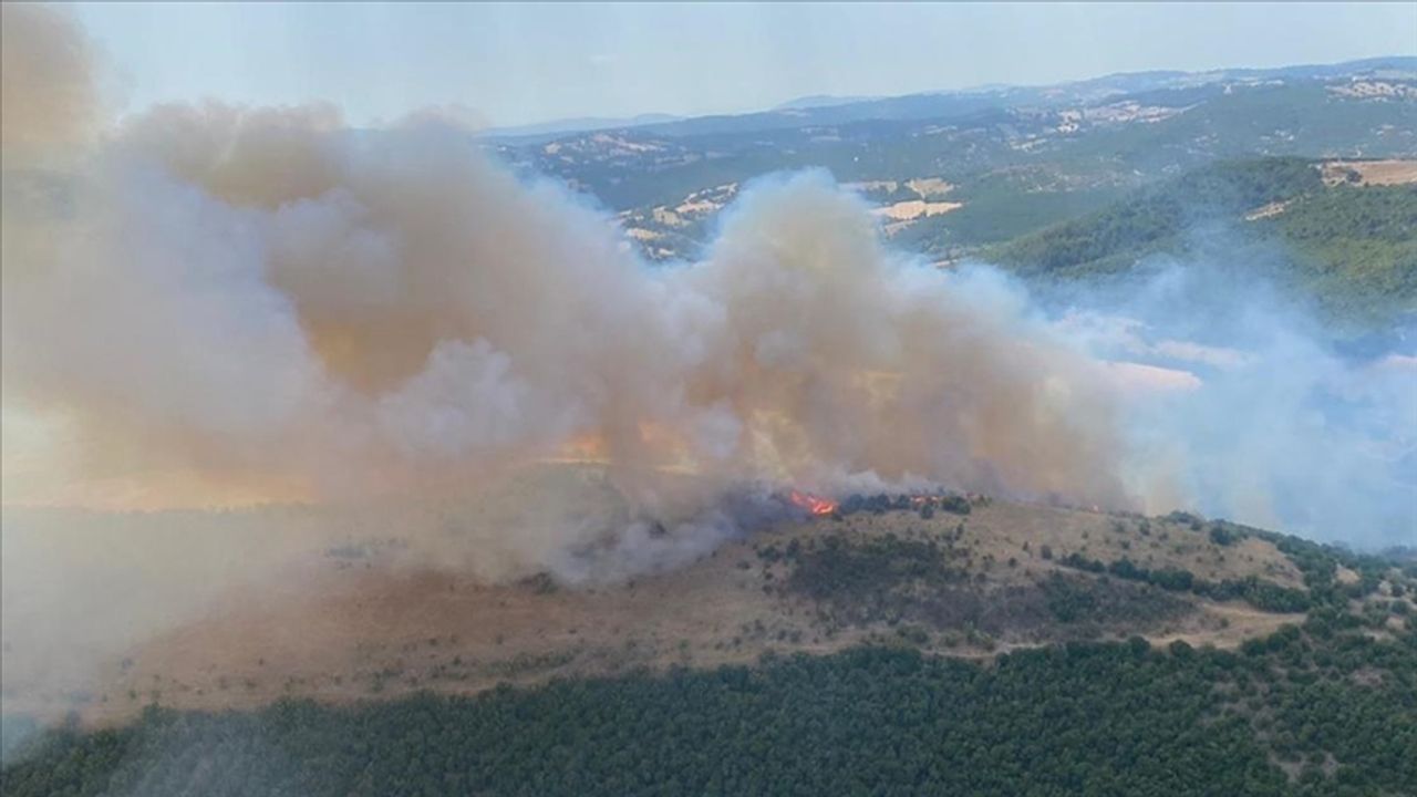 Hatay Ve Balıkesir'de orman yangını