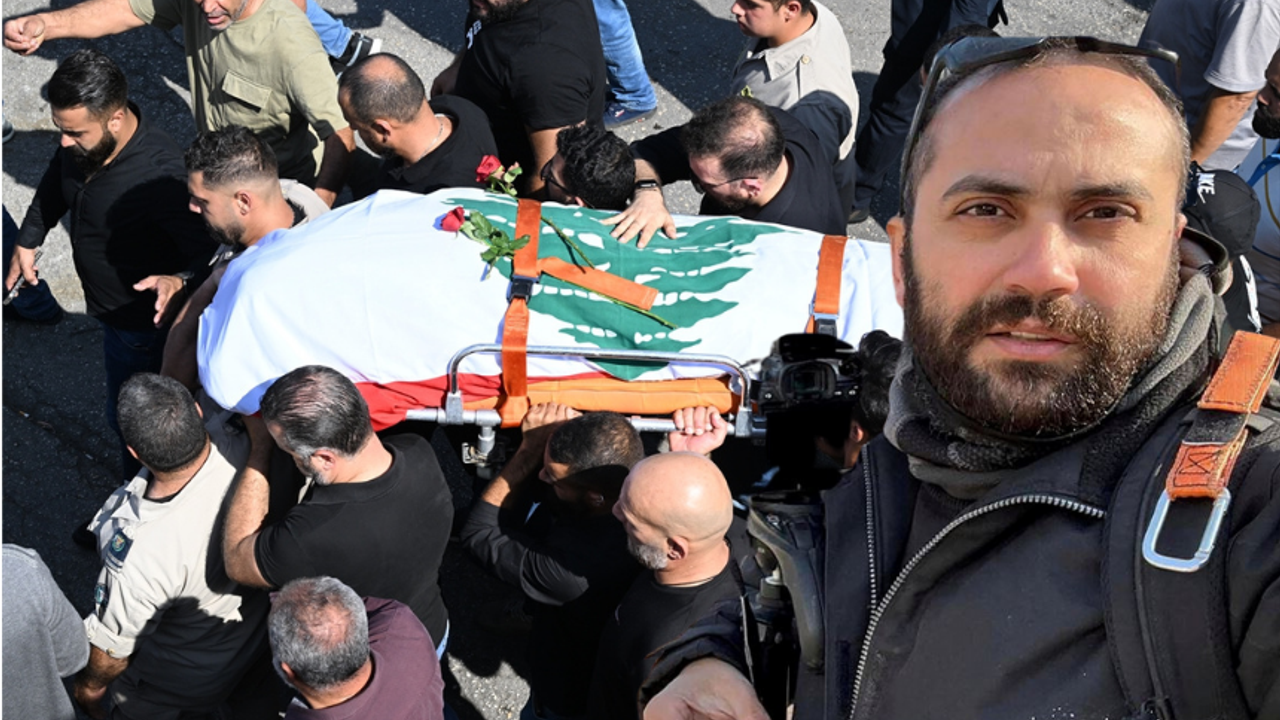 İsrail'in saldırısında ölen Reuters kameramanı toprağa verildi
