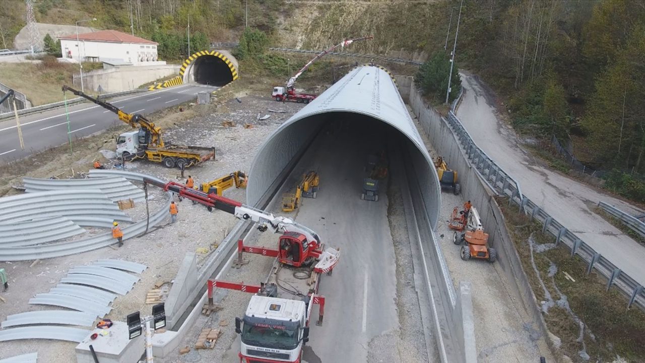 Bolu Dağı Tüneli yarın hizmete açılıyor