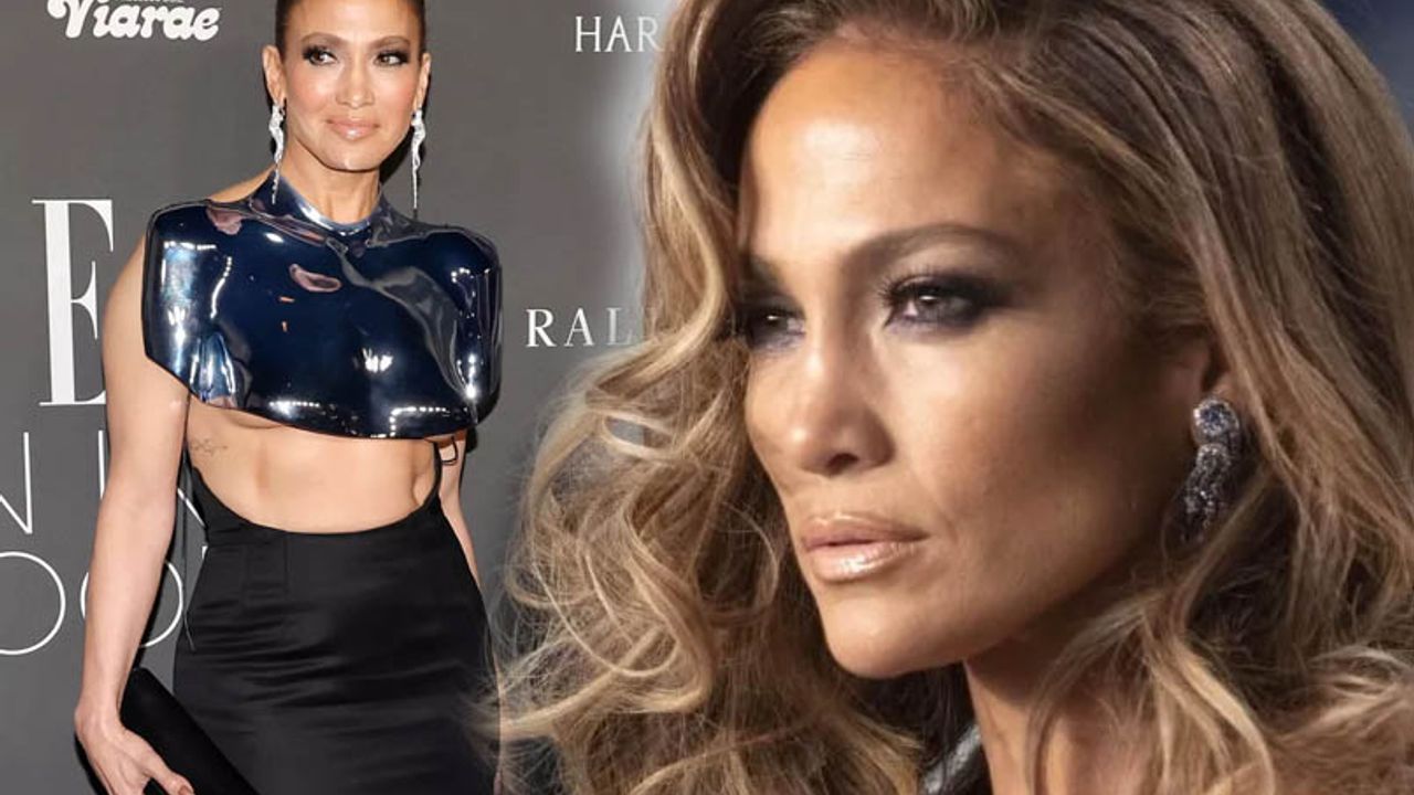 Jennifer Lopez'in göğüs dekolteli tarzı nefes kesti