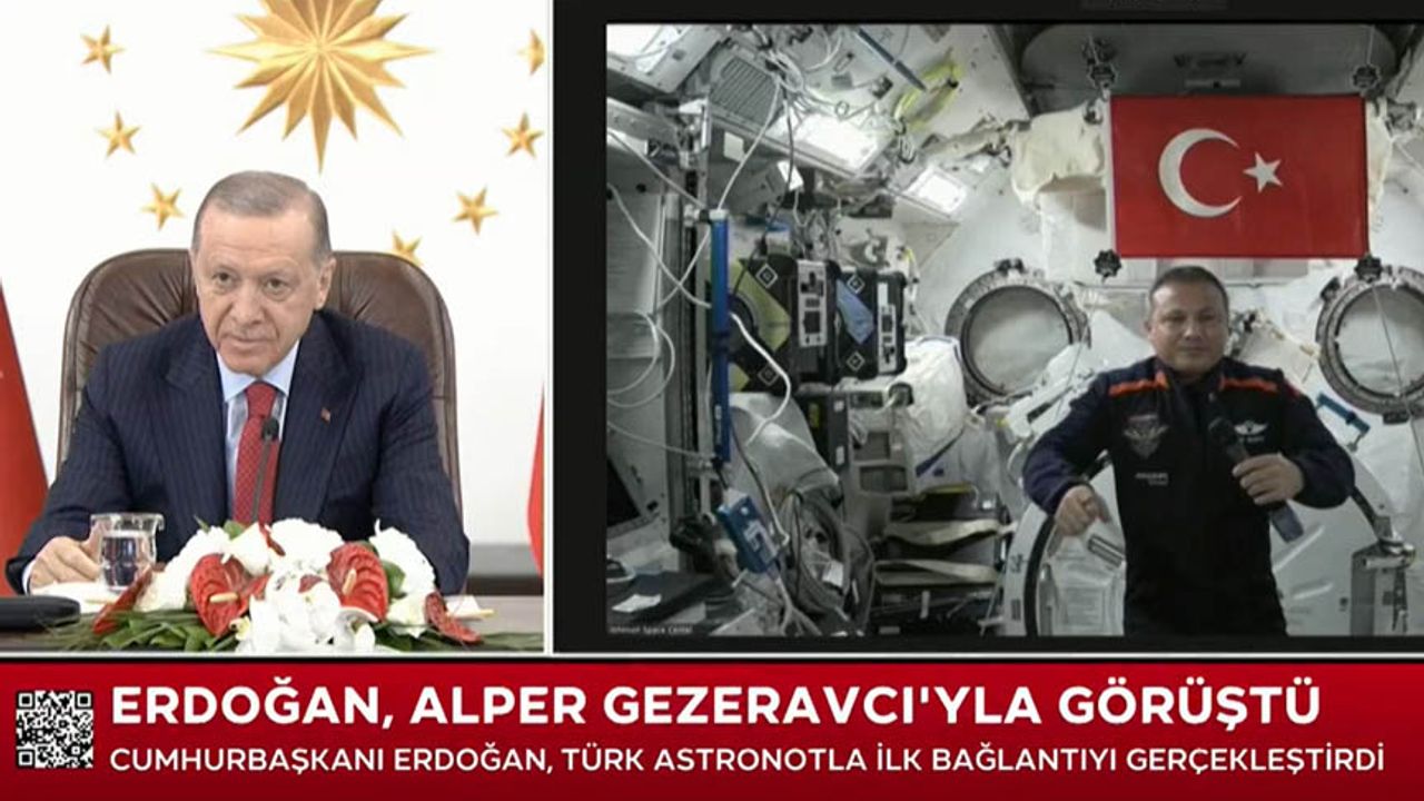 Cumhurbaşkanı Erdoğan, Uzay yolcusu astronot Alper Gezeravcı ile görüştü