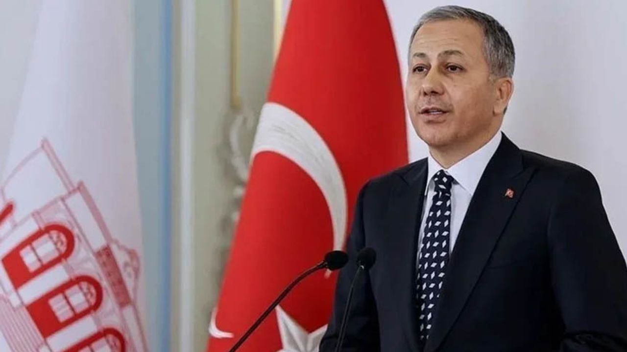 İçişleri Bakanı Ali Yerlikaya sosyal medya hesabından duyurdu