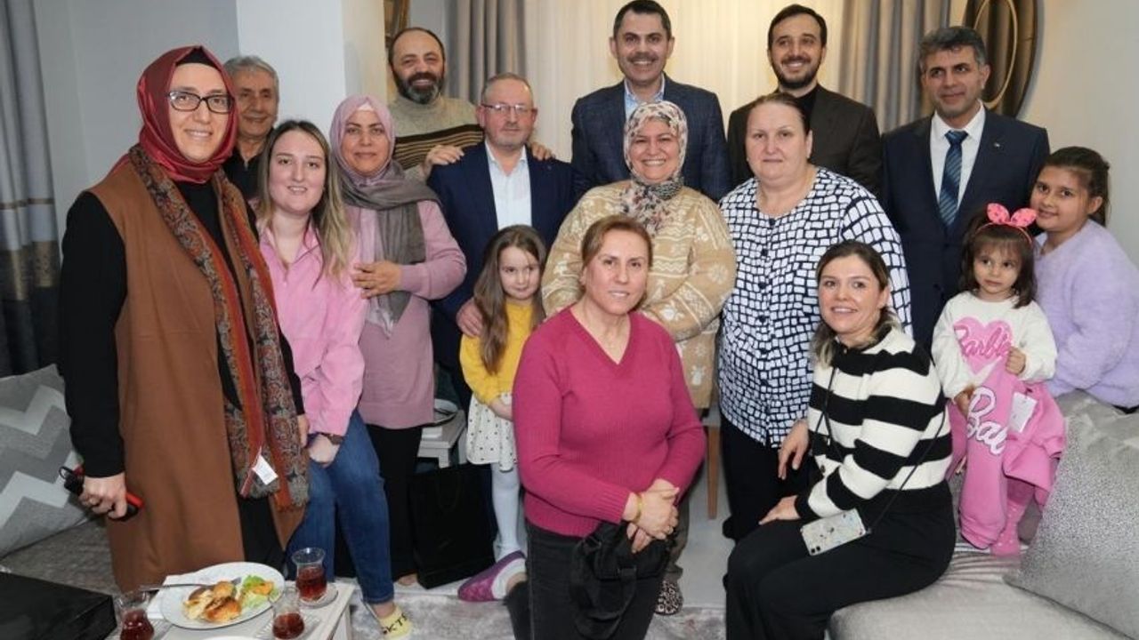 AK Parti İBB Başkan Adayı Murat Kurum’dan Aile Ziyareti