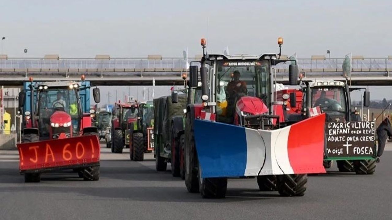 Çiftçilerden 'Paris kuşatması': Gözaltılar var