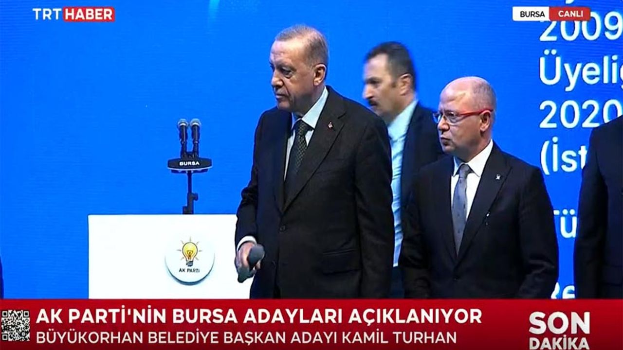 Cumhurbaşkanı Erdoğan AK Parti Bursa İlçe Adayları Açıklandı
