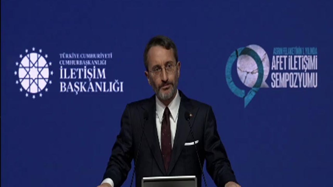 İletişim Başkanı Fahrettin Altun: 'Asrın felaketini afet iletişimi bağlamında milat kabul ediyoruz'