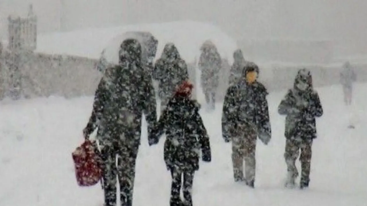 Bingöl Karlıova'da okullara kar tatili