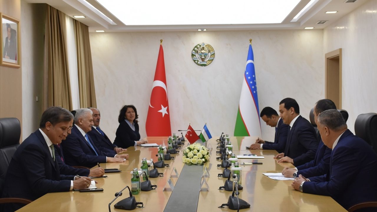 Türk Devletleri Teşkilatı Aksakallar Konseyi Başkanı Yıldırım, Özbekistan'da
