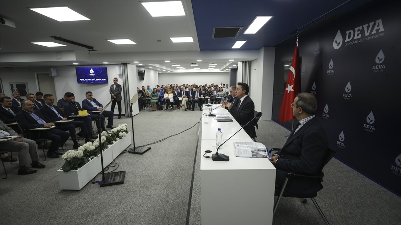 DEVA Partisi Genel Başkanı Babacan, partisinin Adil Yargı Eylem Planı'nı açıkladı: