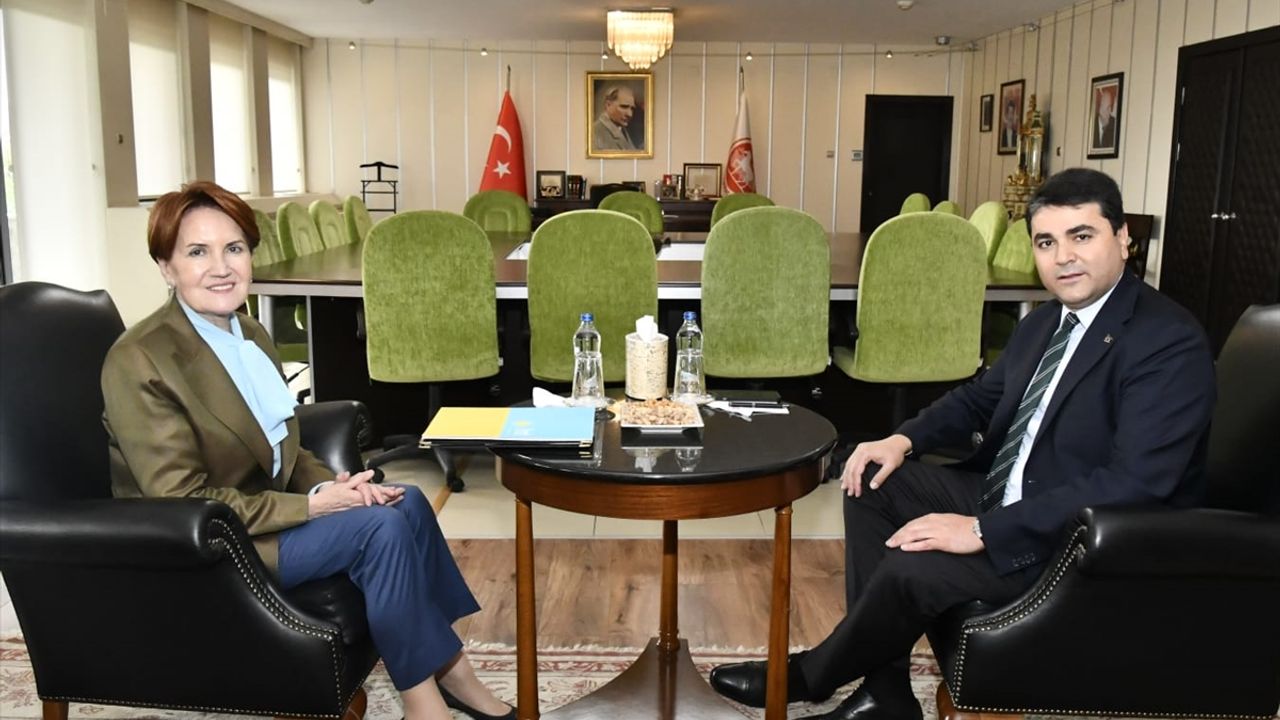 İYİ Parti Genel Başkanı Akşener, DP Genel Başkanı Uysal ile görüştü