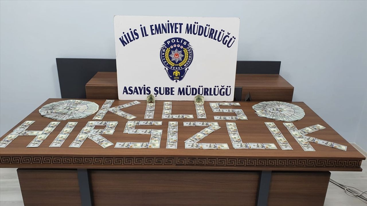 Kilis'te bir otomobilden 38 bin 900 dolar çalan zanlı tutuklandı