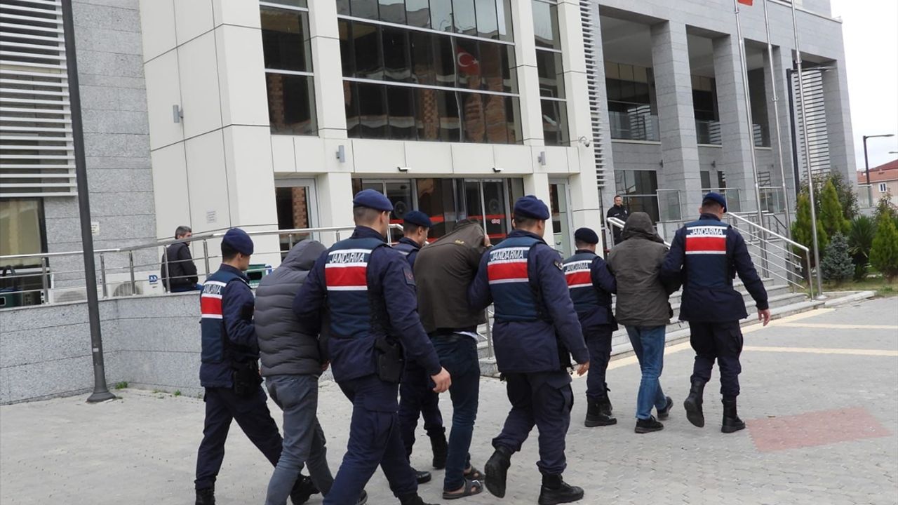 Kırklareli'nde suç örgütü operasyonunda 5 şüpheli tutuklandı