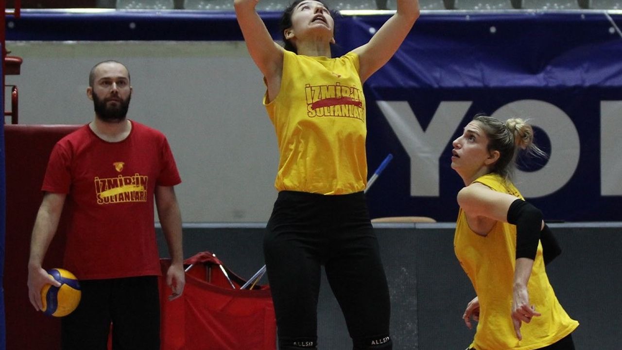 Göztepe Voleybol, İstanbul BBSK maçının hazırlıklarını sürdürdü