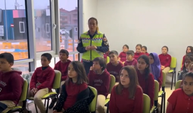 Jandarma ekiplerinden öğrencilere eğitim
