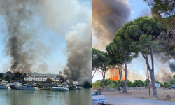 Antalya'daki yangın büyüyor: Alevler teknelere ve ormana sıçradı