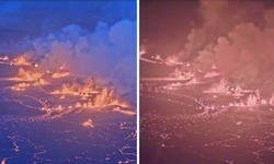 Alarm zilleri çalıyor: Hawaii'de yanardağ patladı!