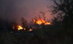 Çanakkale'de maki yangını! Alevler askeri alana sıçradı