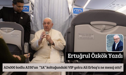 AZ4000 kodlu A330’un “1A” koltuğundaki VIP yolcu Ali Erbaş’a ne mesaj attı?