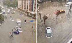 İstanbul'da şiddetli sağanak: Yollar göle döndü!