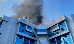 Konya'da belediye binasında yangın