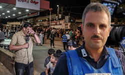 Filistinli muhabir gözyaşlarına boğluldu