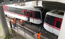 İzmir'de raydan çıkan metro duvara çarptı! 3 kişi yaralandı