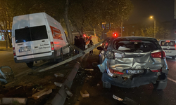 Kayseri'de zincirleme kaza: 4 kişi yaralandı!