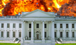Beyaz Saray yakınlarında patlama: Ev havaya uçtu