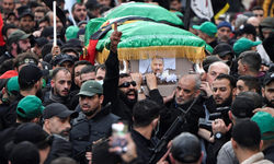 Beyrut'ta suikast düzenlenen Aruri'nin cenazesi defnedildi