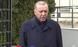 Cumhurbaşkanı Erdoğan cuma namazı çıkışında soruları yanıtladı