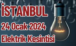 İstanbul 24 Ocak 2024 Elektrik Kesintisi (Anadolu Yakası)