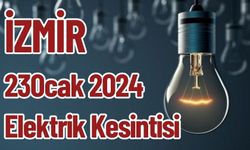 İzmir 23 Ocak 2024 Elektrik Kesintisi