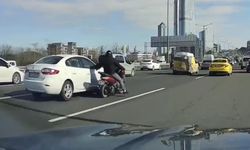 Tartıştığı otomobilin aynasını kıran motosikletliye ceza