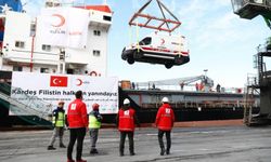 Türk Kızılay'ın üçüncü yardım gemisi, Gazze için yola çıktı