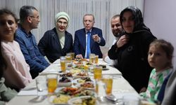 Erdoğan iftarını  Taş ailesiyle açtı