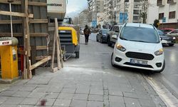 İzmir’de başına sıva parçaları düşen yaşlı adam hastanelik oldu