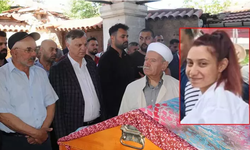 Eşi tarafından öldürülen Petek Aksak gözyaşlarıyla toprağa verildi