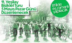 11’inci Yeşilay Bisiklet turu 5 Mayıs’ta başlıyor
