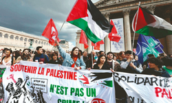 Oxford Üniversitesi öğrencilerinin Filistin desteği 5.gününde