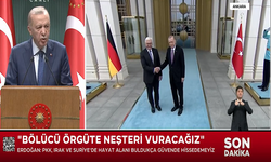 Cumhurbaşkanı Erdoğan kabine toplantısı sonrası konuşma yapıyor