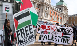 Londra'da yapılan 1 Mayıs kutlamalarında Gazze çağrısı