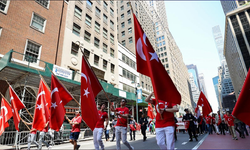New York'ta Türk günü yürüyüşü yapıldı