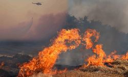 Çanakkale'deki orman yangında alevlerin ilerlemesi durduruldu