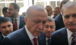 Cumhurbaşkanı Erdoğan ile muhabir arasında güldüren anlar
