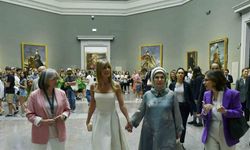 Emine Erdoğan,İspanya Başbakanı’nın eşi Fernandez ile Prado Müzesi’ni ziyaret etti