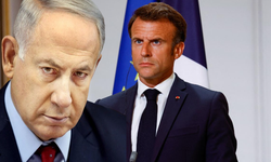 Macron Netanyahu ile görüştü