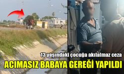 Oğlunu motosiklete bağlayıp metrelerce koşturan baba gözaltına alındı