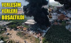 Bursa’daki fabrika yangın çevredeki 4 fabrikaya sıçradı, yerleşim yerleri boşaltıldı
