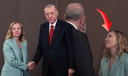 İtalya Başbakanı Meloni'nin Cumhurbaşkanı Erdoğan'a bakışı gündem oldu