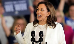 Kamala Harris’in mitinginde  Gazze protestosu